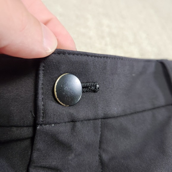 Lululemon Pants Men 40X31 ABC Classic Fit Performance Warpstreme Black Chino - Picture 2 of 13